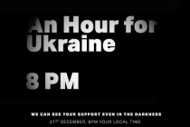Akcija „Valanda už Ukrainą“ Jonavoje