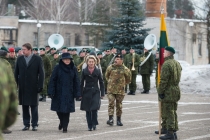 Rukloje iškilmingai pasveikintas NATO priešakinių pajėgų batalionas