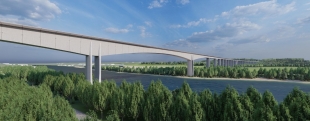 Ilgiausią Baltijos šalyse geležinkelio tiltą per Nerį statys Italijos kompanija