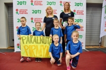 Lietuvos mažųjų žaidynių finale varžėsi lopšelio-darželio „Pakalnutės“ jaunieji sportininkai