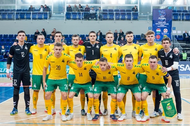 Juodkalnijoje Lietuvos futsal rinktinė sieks kelialapio į Europos čempionatą
