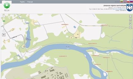 Atnaujintame REGIA žemėlapyje, pavyzdžiui, galima rasti išnykusio Makarankos kaimo vietą