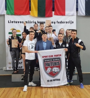 Baltijos MMA čempionato prizines vietas dalinosi ir SK „Faiteris“ kovotojai