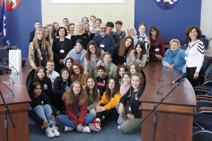 Jonavoje vieši tarptautinio Erasmus projekto dalyviai