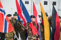 Paminėtos pirmosios NATO priešakinių pajėgų bataliono dislokavimo Lietuvoje metinės