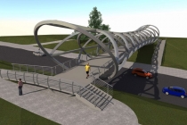Jonavoje bus statomas modernus pėsčiųjų tiltas