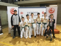 Jaunieji Jonavos kiokušin karate sportininkai – prizinių vietų laimėtojai Kėdainiuose